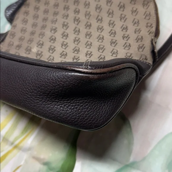 Vintage Dooney & Bourke brown Backpack with leather trim - Picture 4 of 12